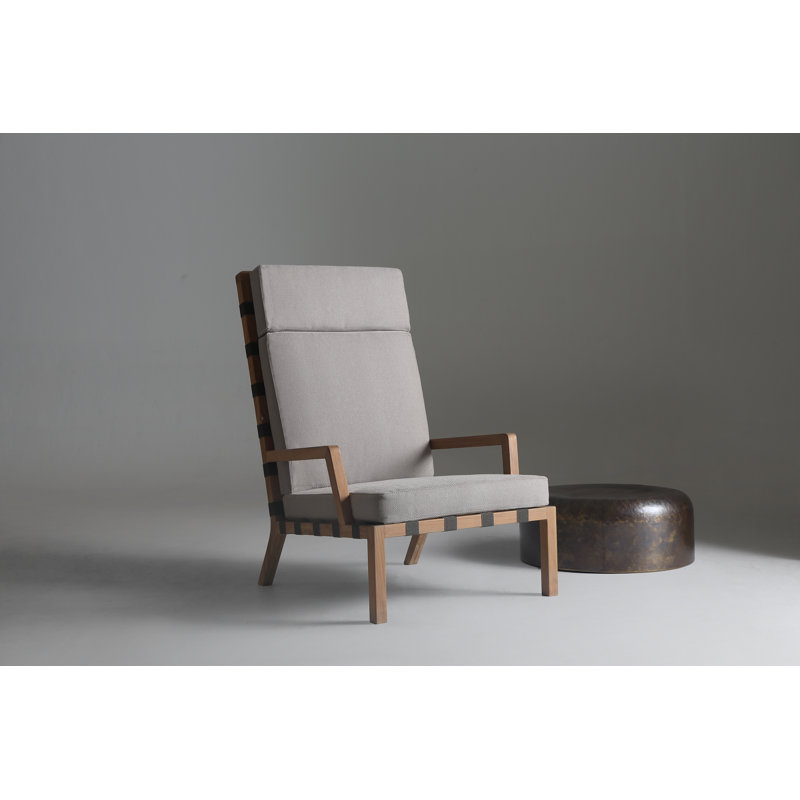 Strap Outdoor Teak Lounge Chair