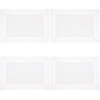 Abilene Polyester No Pattern Rectangle Placemat