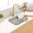 23"x18"x5" Undermount 18 Gauge Stainless Steel Single Bowl Ada Kitchen Sink