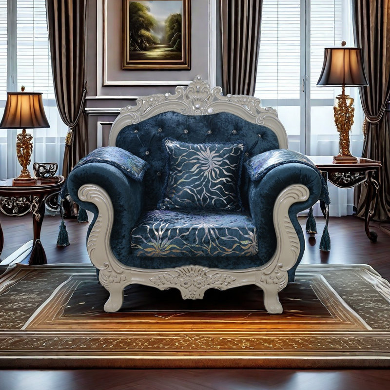 Fauteuil de 53 po de large Alyta