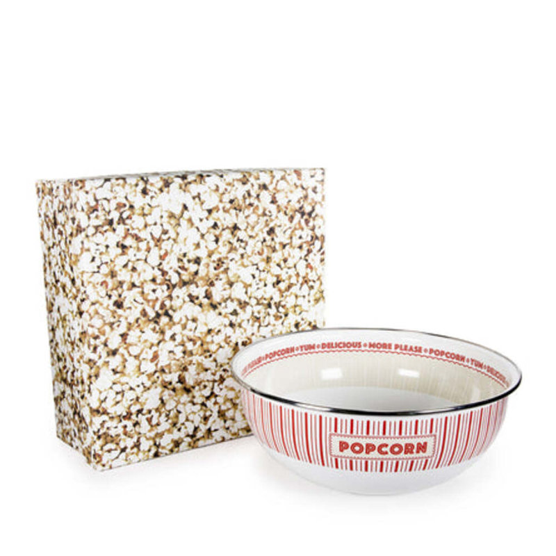 Popcorn Enamelware Nut Bowl