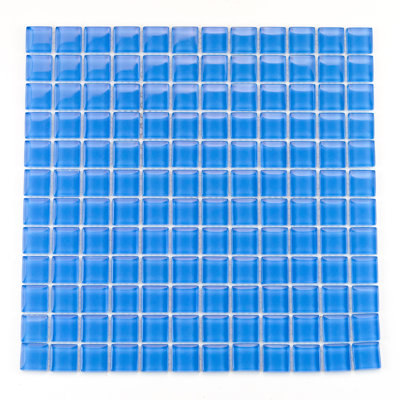 Torch Song 1'' W x 1'' L Glass Tile Mosaic Sheet
