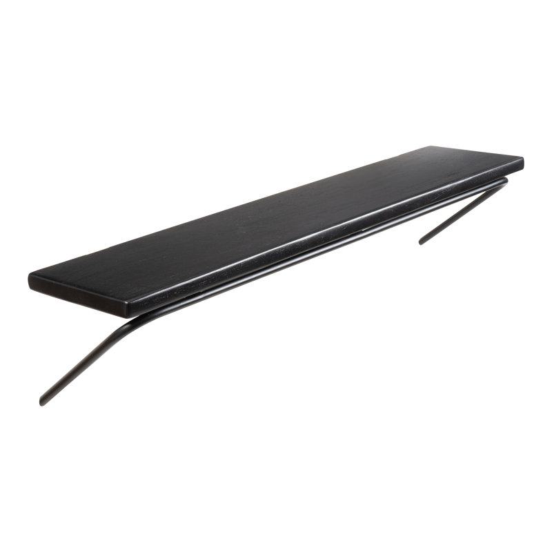 Alauna Solid Wood Wall Mounted Shelf, 19cm H x 91.5cm W x 20.5cm D