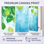 «Forest Leaves Greens in the Rain I», art mural 2 pièces-239133011-239133008