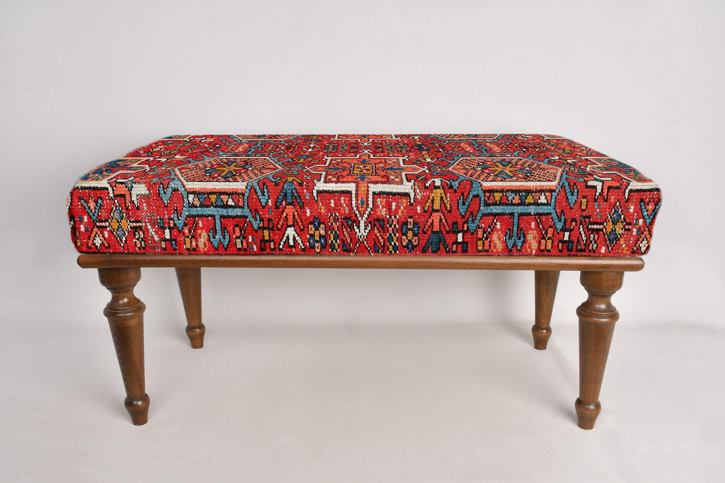 Dakota Fields Geometric Pattern Bench, Desk Bench, Ottoman Bench ...
