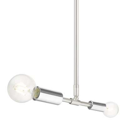 Luminaire suspendu unique à 2 lumières Zailen