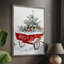 «Christmas Holiday Art Cxxxv», reproduction d'art encadrée - bois massif-254691900