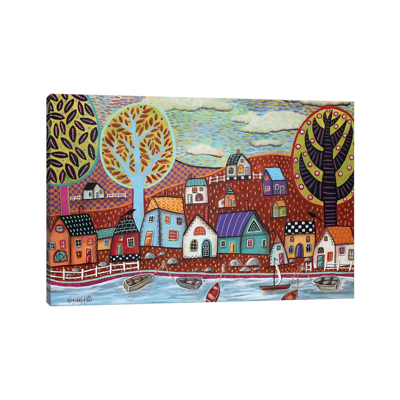 Shoreline 1 by Karla Gerard - Wrapped Canvas Gallery-Wrapped Canvas Giclée, 45.72cm H x 45.72cm W