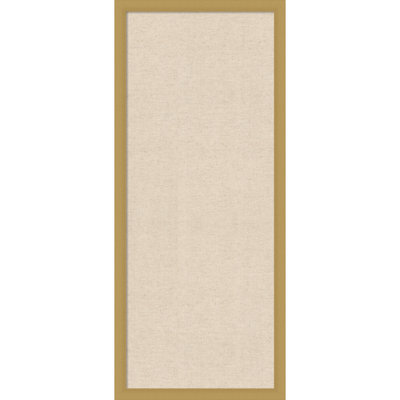 Tableau d'affichage encadré en tissu, lin naturel par Creative Bunch Studio
