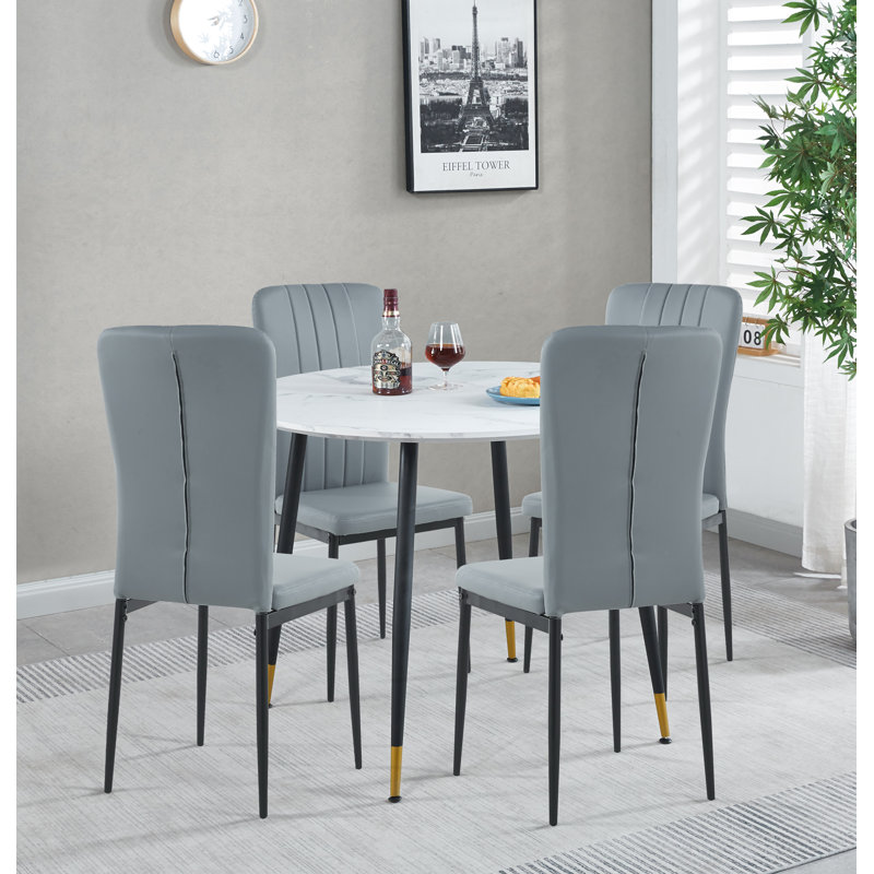 Haywards 4 - Person Dining Set, White