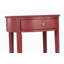 Table de bout moderne avec 1 tiroir en bois, stable et robuste - finition bourgogne-268038688
