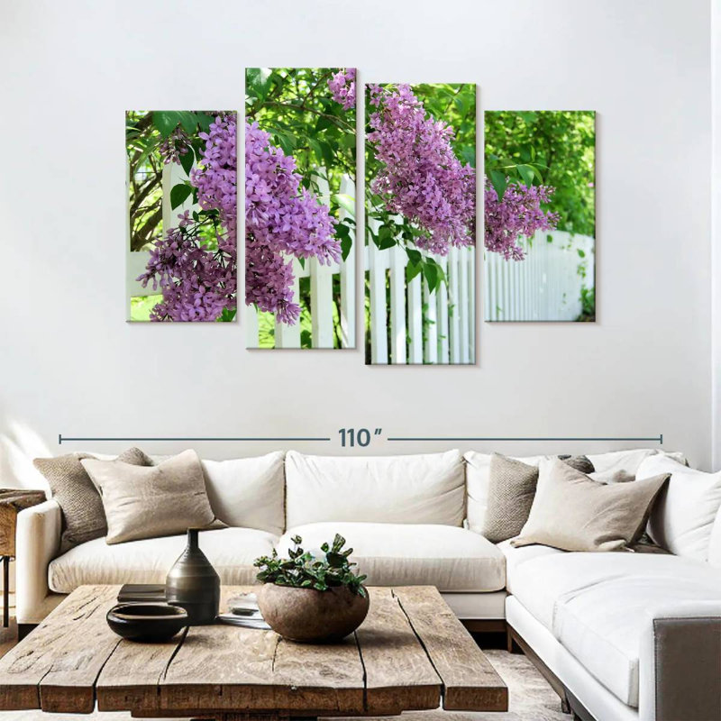 Clôture Harnek lilas, H 54 po x l 84 po