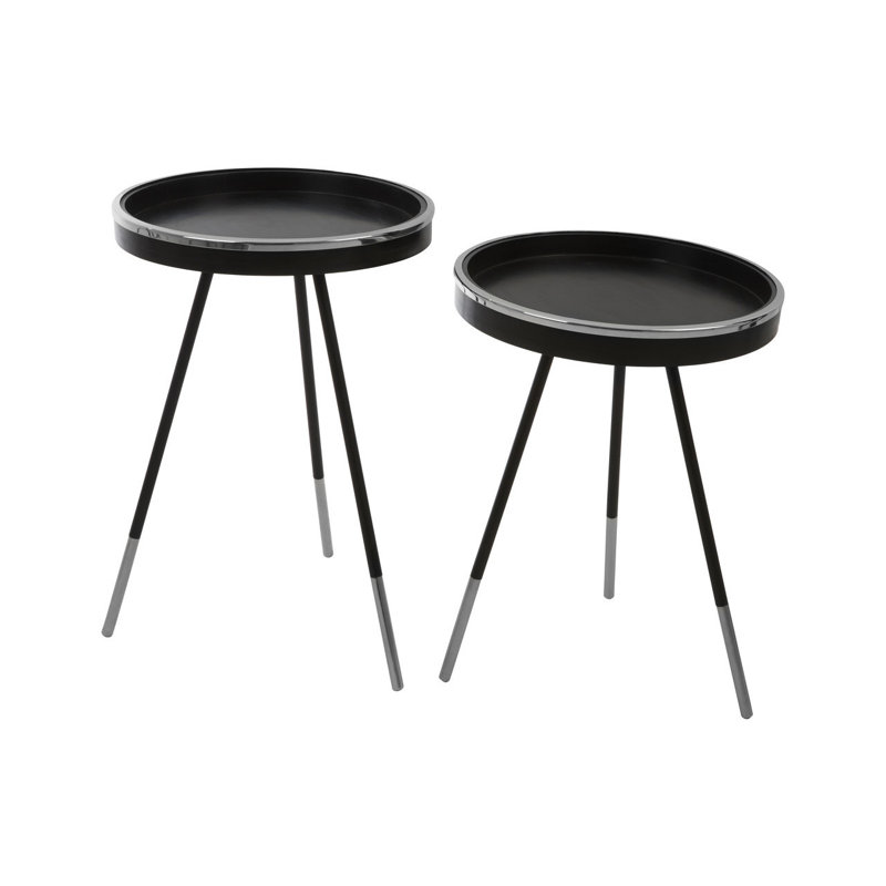 Anyelina Tray Top Side Table Set