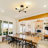 Jacobson Sputnik Chandelier 4-light Sputnik Ceiling Light Modern Ceiling Light For Living Room and Bedroom