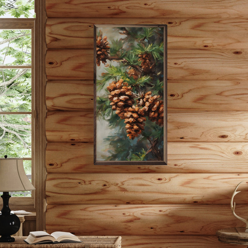 Limber Pinecones, 24" H x 12" W