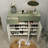 Minimalist Solid Color Lacquered Shoe Cabinet 24 Pair Shoe Storage Cabinet-100813968