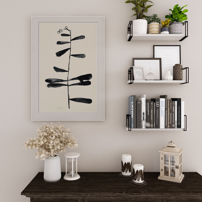 Gayle 2 Piece Wood Bracket Shelf
