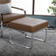 Jaymiah 23.5'' Wide Faux Leather Rectangular Ottoman-111346884
