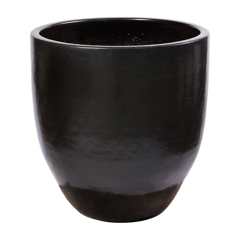 Ceramics Handmade Ceramic Planter, Iron Semi-Gloss