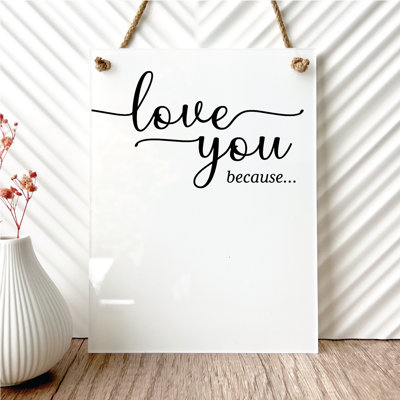 Plastic Dry Erase Board