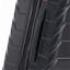 20 "/ 24" / 28 "3 pièces / ensemble en valise à roulettes en ABS, couleur assortie, avec serrure à combinaison (noir)-124826196