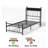 Bed Frames with Headboard and Charging Station