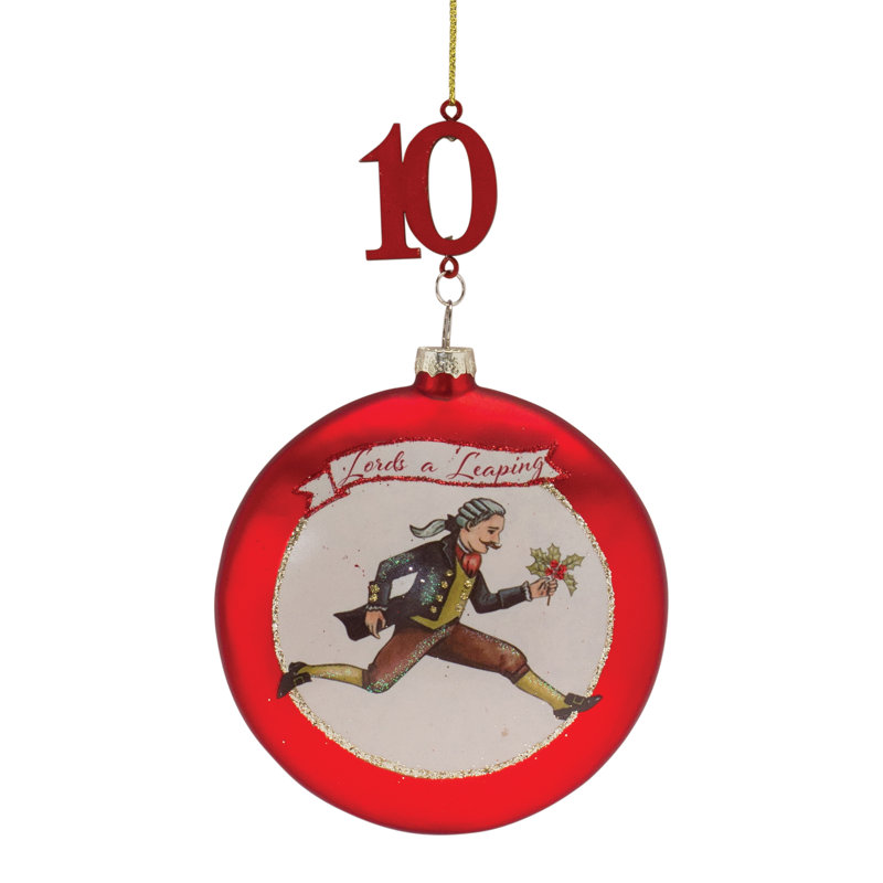 14.5'' Glass Animals Holiday Shaped Ornament