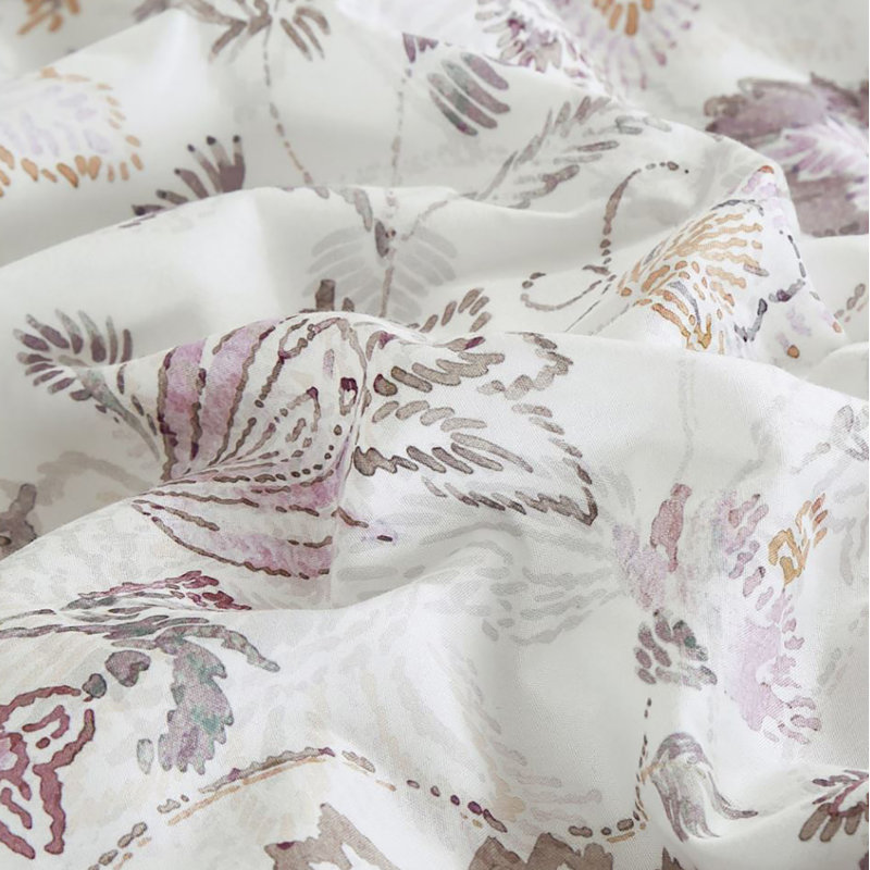 Très grand lit - Ensemble d'édredon floral moderne 7 pièces