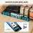  2pcs Pull-out Spice Rack, Double-layer, Acrylic, Cabinet Spice Storage, Height-adjustable Kitchen Seasoning Rack, Easy Installation