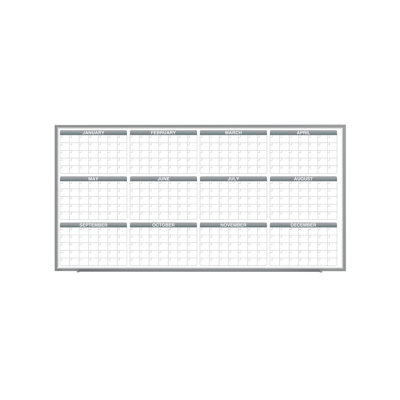 Ghent Calendar Whiteboard with Aluminum Frame, Magnetic