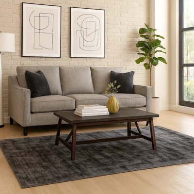 Viscose Washable Abstract Indoor Rug