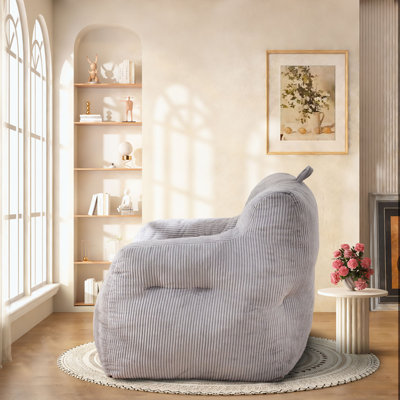 Fuzzy Oversized Mushroom Chair Awesome RARE Mid Century Vintage