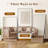Extra Large Metal Framed Mirror, Floor Standing Full Length Mirror for Bedroom, Living Room or Home Gym-2067906268-2067906271
