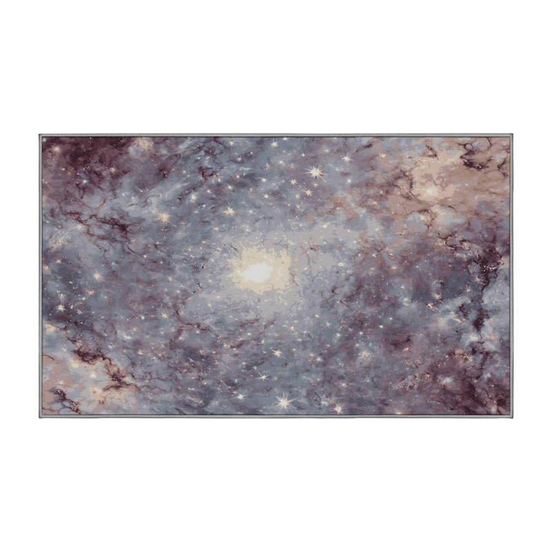 Tapis rose lavable à la machine, Rectangle 8 pi x 12 pi