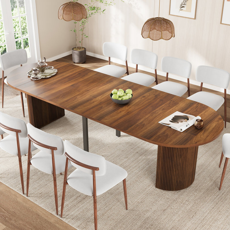 Table de salle à manger extensible, Walnut