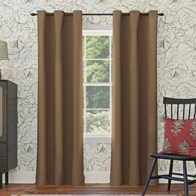 Burrier Wayfair Basics Blackout Grommet Curtain Panel