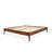 Finney Solid Wood Platform Bed without Headboard, Mid-Century Modern Bed Frame-902321280-903340241