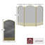 Ingleton 3 Panel Steel Fireplace Screen