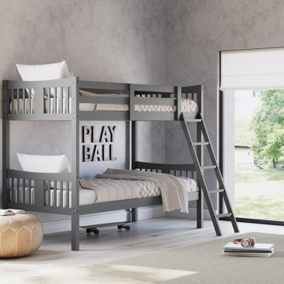 Caribou Storkcraft Solid Hardwood Twin-over-Twin Bunk Bed