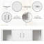 Armoire de salle de bain murale Yonathan-1797146526