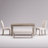 Fort 4 - Pieces Dining Set with Upholstered Chair and Bench (Set for 4)