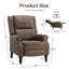 Fauteuil inclinable en similicuir
