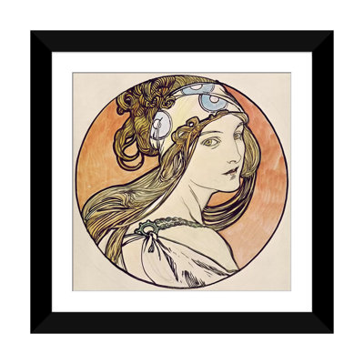 «Woman with a Headscarf», impression sur toile