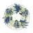 23" Wreath with Hydrangeas and Heather