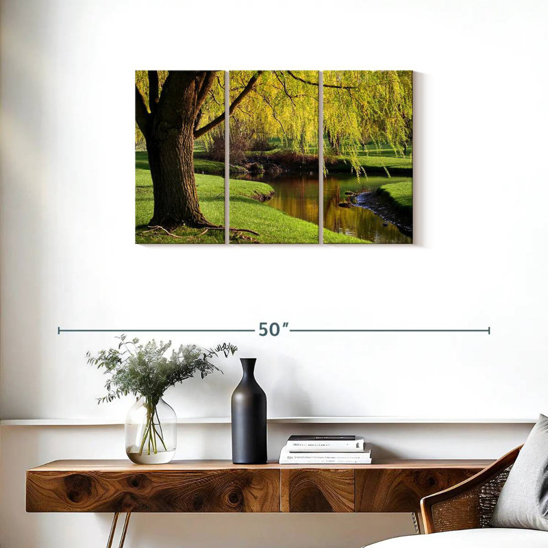 Harnek Willow Trees In Michigan Park, 20" H x 33" W