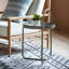 Certie Tray Top Cross Legs End Table-613970579