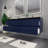 Kirker 72" Wall-Mounted Double Bathroom Vanity Set-1915091829