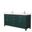 Beckett 72" Freestanding Double Bathroom Vanity with Quartz Top-1246015814-1246015812-1246015813