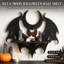 Conception de chauve-souris gothique Halloween