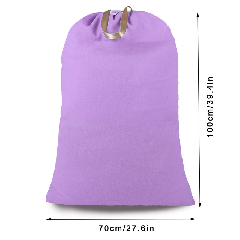 Sac à linge en tissu, Mauve